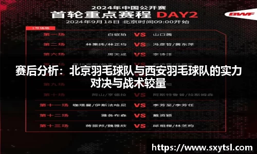赛后分析：北京羽毛球队与西安羽毛球队的实力对决与战术较量